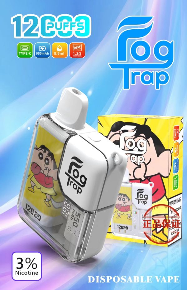 Fog Trap 霧陷阱 12000 口 拋棄式電子煙  LABUBU & 蠟筆小新聯名限定